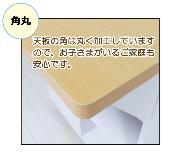 キッチンワゴン 幅60cm ホワイト 折りたたみ 天板付き バタフライ式 キッチン収納 食器台 キッチテーブル 台所用ワゴン 組立式 代引不可_3