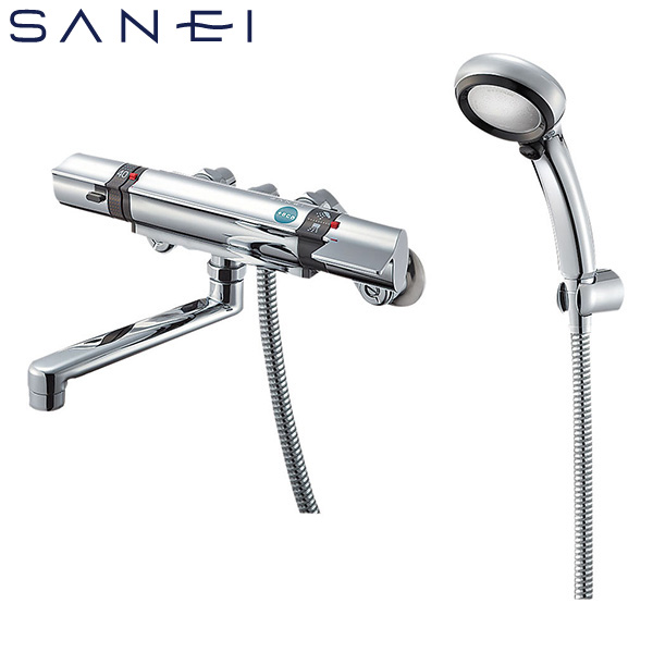 SANEI 壁付サーモスタットシャワー混合栓 一般地用 SK18121CTC-13 水栓金具 浴室用 バス水栓 三栄水栓