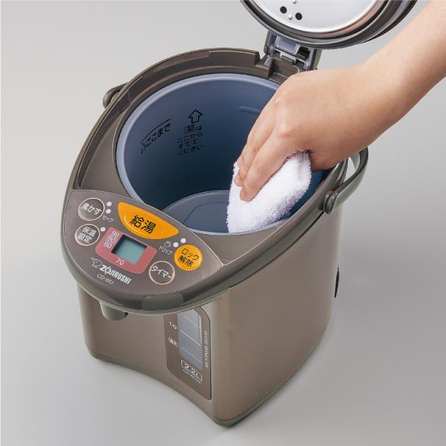 象印マホービン マイコン沸とう電動ポット 魔法瓶 CD-WU40 4.0L メタリックブラウン 電気ポット ZOJIRUSHI
