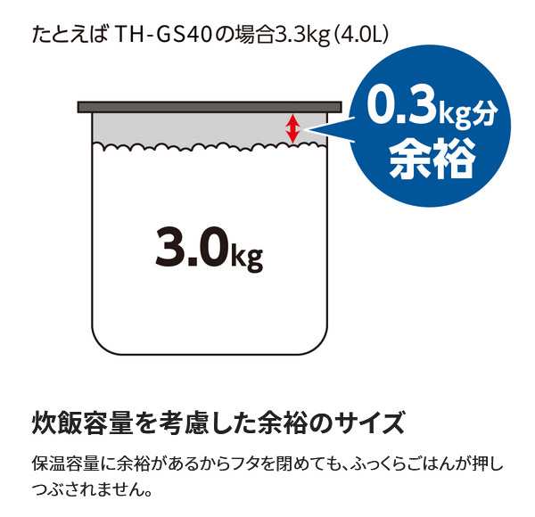 象印 業務用電子ジャー TH-GS40-XA ステンレス 保温ジャー 保温専用 4.0L 約2升2合 ご飯がつぶれにくい 移し替えやすい  しゃもじ付きの通販はau PAY マーケット ユアサｅネットショップ au PAY マーケット－通販サイト