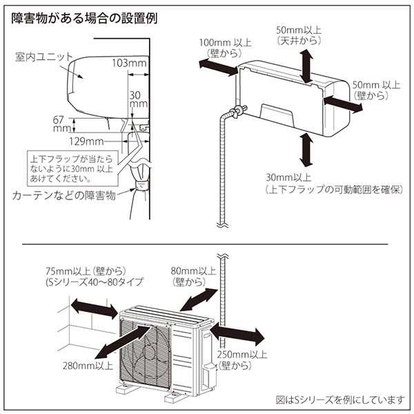 三菱重工 ルームエアコン 主に 18畳用 ビーバーエアコン SRK5623S2-W