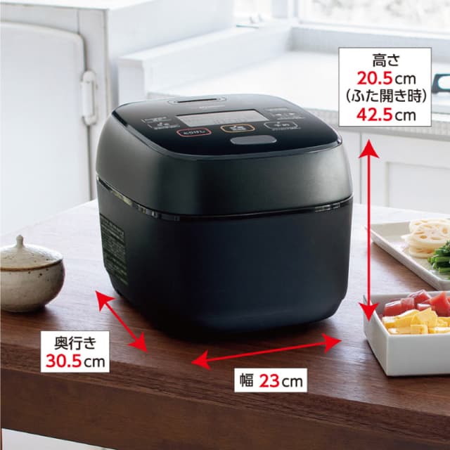 象印 圧力IH炊飯ジャー 極め炊き NW-MA07-BA ブラック 4合 炊飯器 鉄器コートプラチナ厚釜 内釜3年保証 立つしゃもじ 電気 ZOJIRUSHI_12