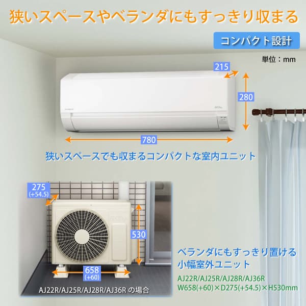 日立エアコン 3.6kw （HITACHI(日立) 3.6kW 主に12畳用 ルーム
