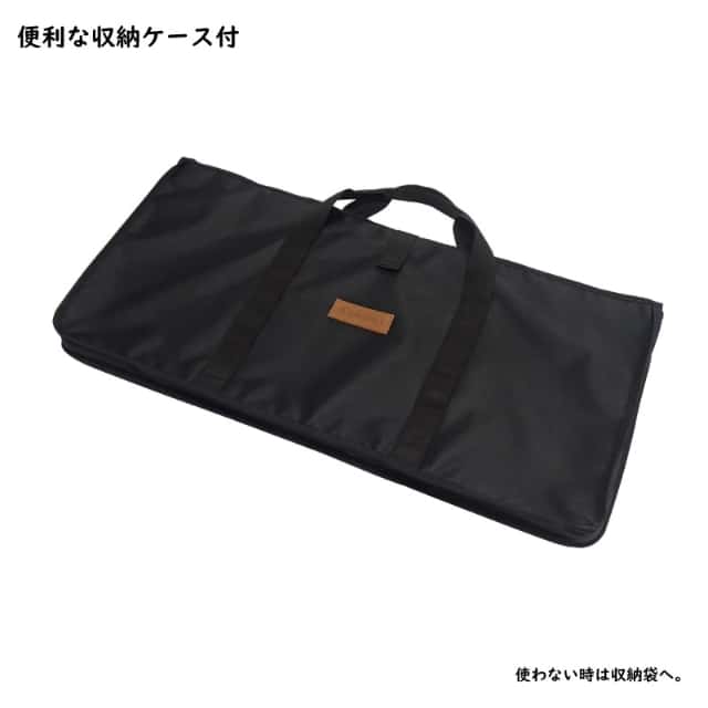 LALPHA ラルファ ファイヤーサイドテーブル ロング 耐熱 シェルフ キャンプ テーブル 折りたたみ コンパクト 収納 スワロー工業 TA-080_4