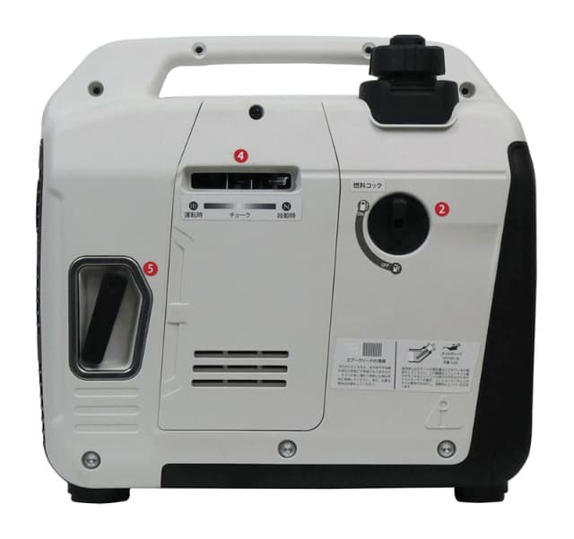 パワーテック インバーター発電機 1.1kVA PG1100is ハイパワー 軽量 静音設計 ガソリンエンジン 小型 家庭用 停電時 非常用 電源_4