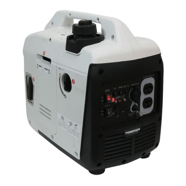 パワーテック インバーター発電機 1.1kVA PG1100is ハイパワー 軽量 静音設計 ガソリンエンジン 小型 家庭用 停電時 非常用 電源_7