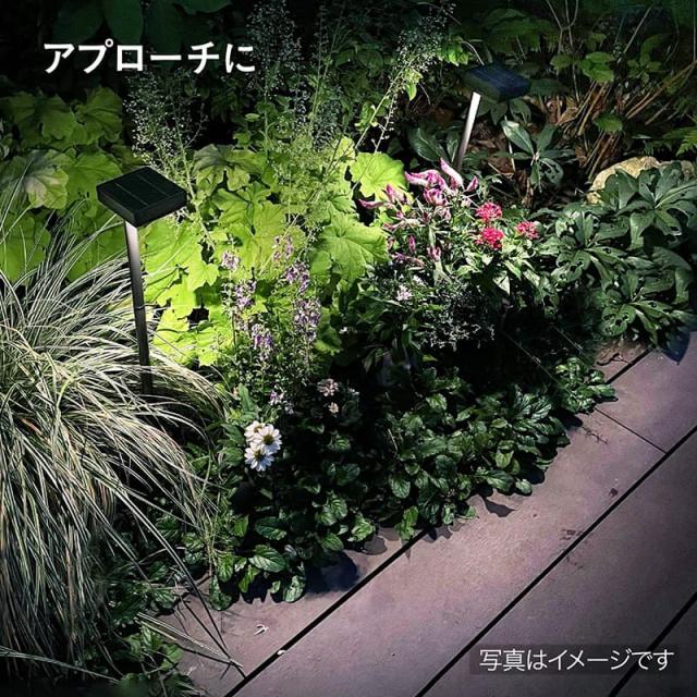タカショー ガーデンライト ひかりノベーション SUNCHARGE 花のひかり 2個セット サンチャージ おしゃれ 屋外 庭 ソーラー LED 節電 照明 LGS-LH02P Takasho_10