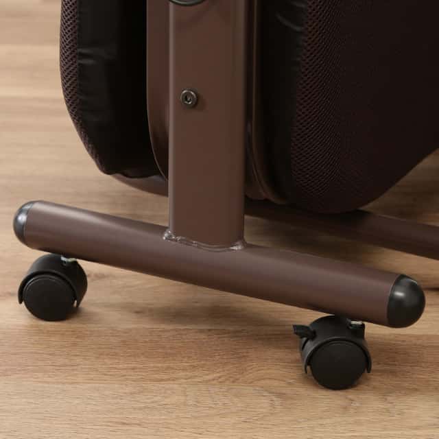 14739 ワンタッチベッド フリーロック42段 高床 マット付 折りたたみ 中国製 組立品 不二貿易 KJ-120H-42-BR 【メーカー直送/代引不可】_6