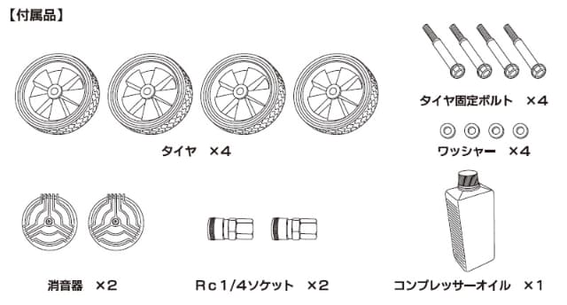 ナカトミ 三相200V エアーコンプレッサー ベルト式 BCP-392 空気圧縮機 2シリンダータイプ タンク容量39.5L 法人様限定 代引不可_5