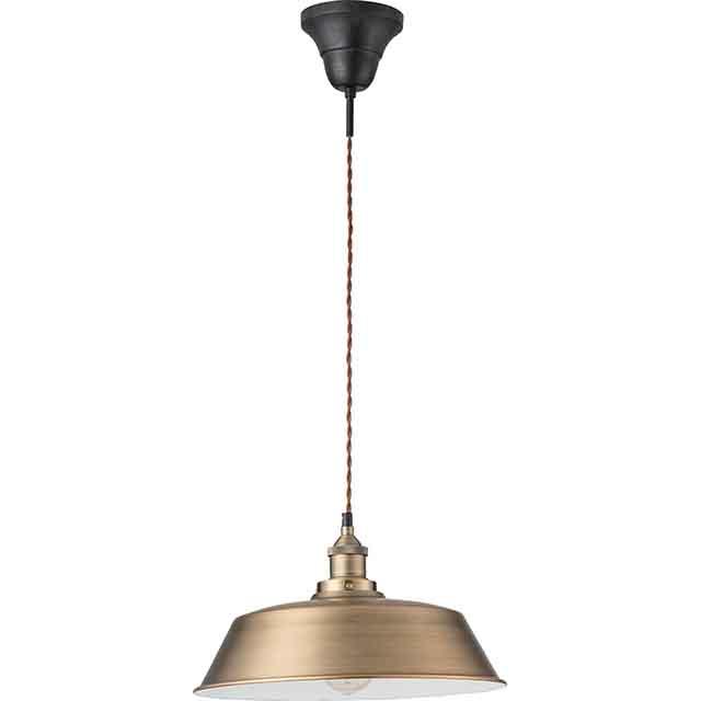ペンダントライト E26口金 LED電球対応 LHT-724 1灯 吊下げ灯 コード長1m アイアンシェード 60W白熱電球付き 東谷 AZUMAYA 代引不可_7