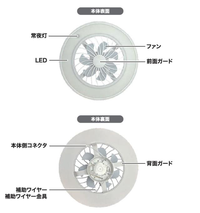 ベルソス シーリングファンライト VS-IT005S-WH ホワイト 10畳 LED 照明器具 空気循環 リモコン付 シーリングライト サーキュレーター