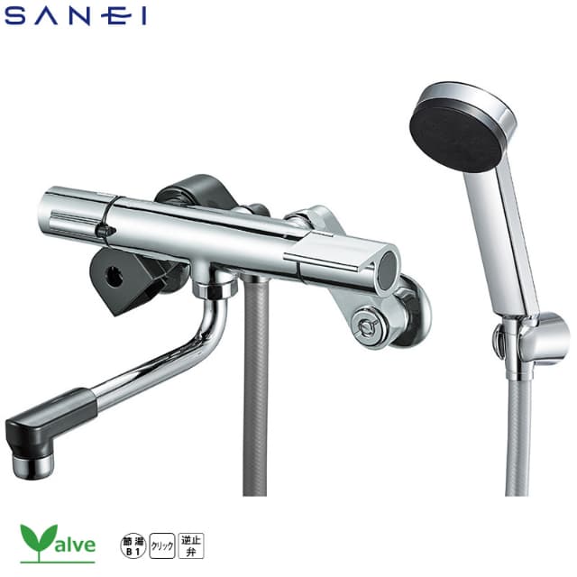 SANEI サーモシャワー混合栓 SK1811C 浴室 バス用水栓金具 