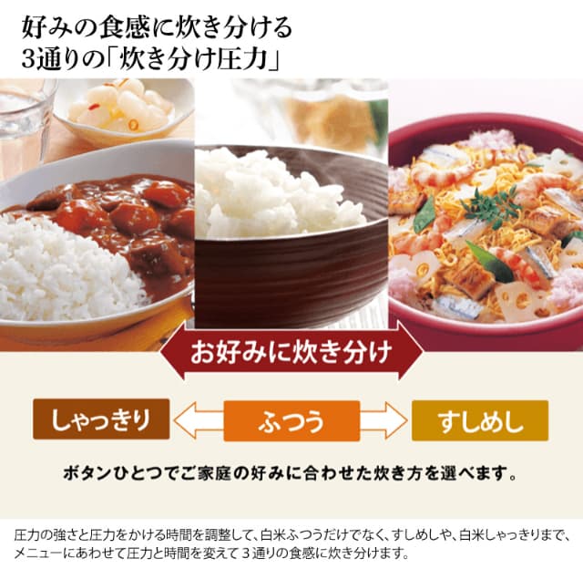 象印マホービン 圧力IH炊飯ジャー 豪熱大火力 NW-YA18-BA ブラック IH炊飯器 1升炊き 圧力IH方式 電気炊飯器 黒まる厚釜 1.7mm 炊き分け 内釜3年保証 ZOJIRUSHI_2