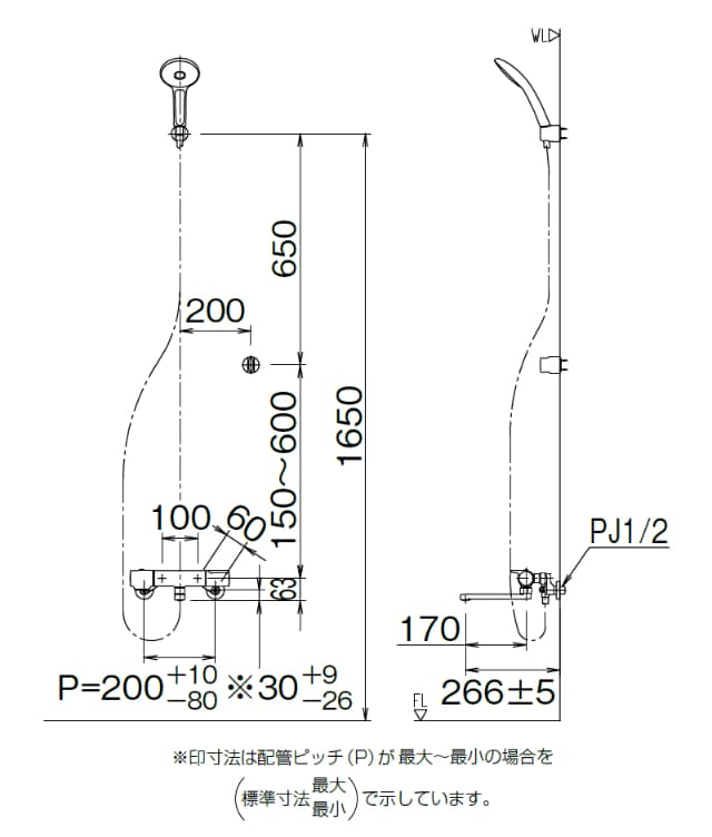 LIXIL サーモスタット付シャワーバス水栓 RBF-912F/912NF リクシル INAX イナックス エコアクアシャワー 節水 省エネ ウルトラファインバブル 防カビホース 一般地用 寒冷地用 浴室水栓金具 蛇口_5