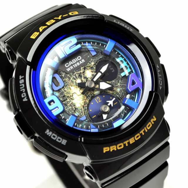 Casio カシオ Baby G ベビーg Bga 190gl 1b 海外モデル アナログ レディース 腕時計 黒 ブラック 青 ブルー 激安 Sale の通販はau Pay マーケット Valore