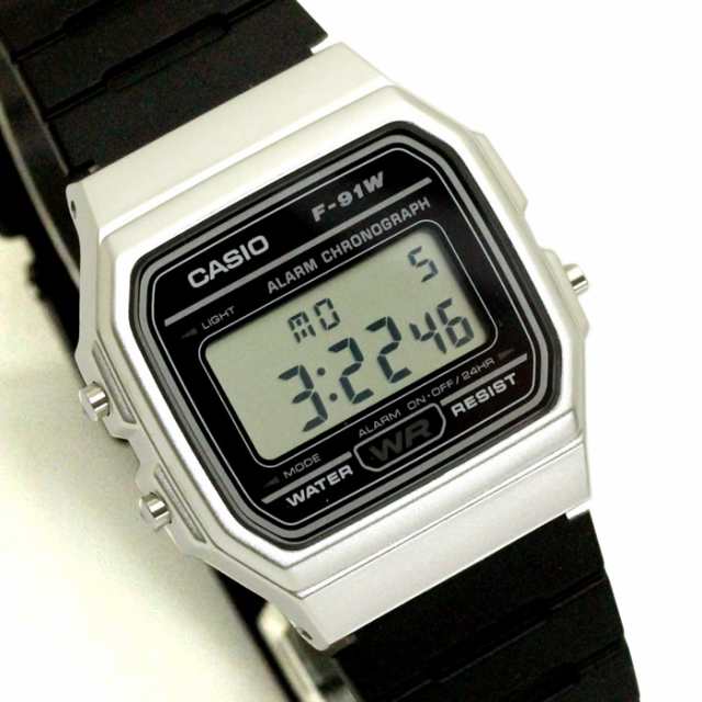 ゆうパケット メール便送料無料 カシオ CASIO 海外モデル メンズ 腕時計 スタンダード シルバー F-91WM-7A 【激安】  【SALE】の通販はau PAY マーケット - VALORE