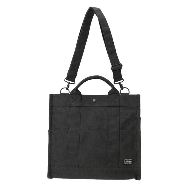 ポーター スモーキー 2WAYトートバッグ 592-27627 10 ブラック 吉田カバン PORTER SMOKY 2WAY TOTE BAG ショルダーバッグ 肩掛け 斜め掛け 手持ち カジュアル メンズ レディース 日本製 ブランド_2