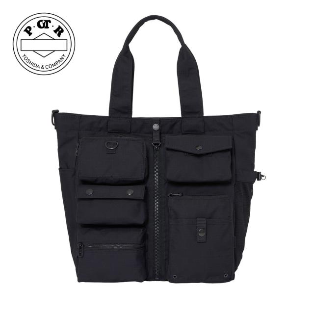 POTR ディセクション トートバッグ 994-25001 DISSECTION TOTE BAG 肩掛け 手持ち 軽量 ポリエステルコットン メンズ レディース 日本製 ブランド