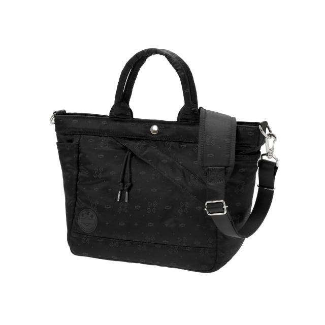 POTR モノグラム 2WAYトートバッグ 998-05482 MONOGRAM 2WAY TOTE BAG トート ショルダートート ミニトート ナイロン オリジナル柄 肩掛け 斜め掛け 手持ち 旅行 おしゃれ トラベル メンズ レディース 日本製 ブランド_1