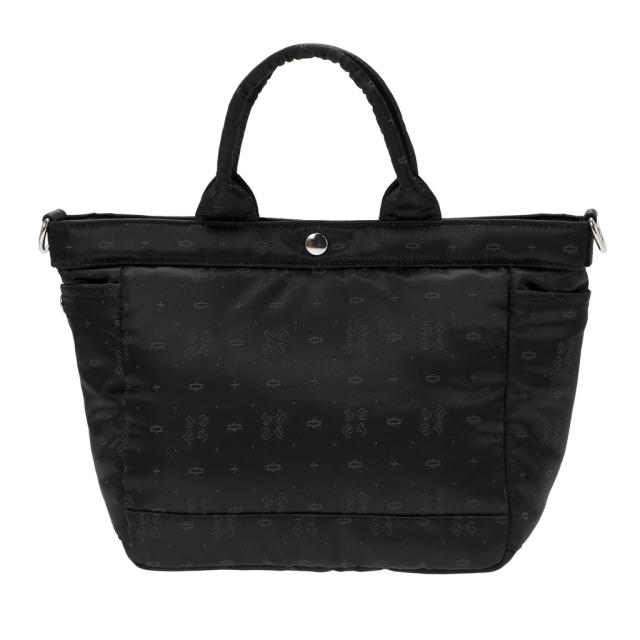 POTR モノグラム 2WAYトートバッグ 998-05482 MONOGRAM 2WAY TOTE BAG トート ショルダートート ミニトート ナイロン オリジナル柄 肩掛け 斜め掛け 手持ち 旅行 おしゃれ トラベル メンズ レディース 日本製 ブランド_4