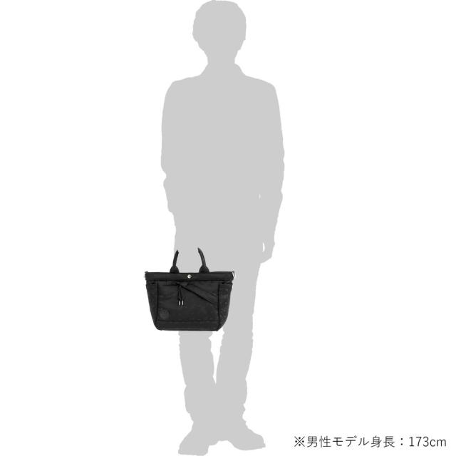 POTR モノグラム 2WAYトートバッグ 998-05482 MONOGRAM 2WAY TOTE BAG トート ショルダートート ミニトート ナイロン オリジナル柄 肩掛け 斜め掛け 手持ち 旅行 おしゃれ トラベル メンズ レディース 日本製 ブランド_18