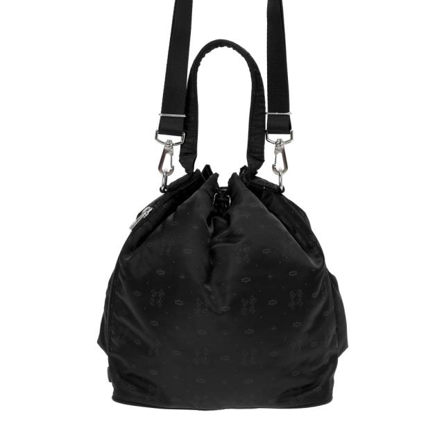 POTR モノグラム 2WAYツールバッグ 998-19526 MONOGRAM 2WAY TOOL BAG ショルダーバッグ ミニショルダー 巾着袋 ナイロン オリジナル柄 肩掛け 斜め掛け 手持ち 旅行 おしゃれ トラベル メンズ レディース 日本製 ブランド_4