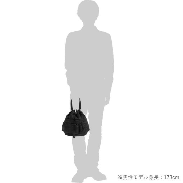 POTR モノグラム 2WAYツールバッグ 998-19526 MONOGRAM 2WAY TOOL BAG ショルダーバッグ ミニショルダー 巾着袋 ナイロン オリジナル柄 肩掛け 斜め掛け 手持ち 旅行 おしゃれ トラベル メンズ レディース 日本製 ブランド_16