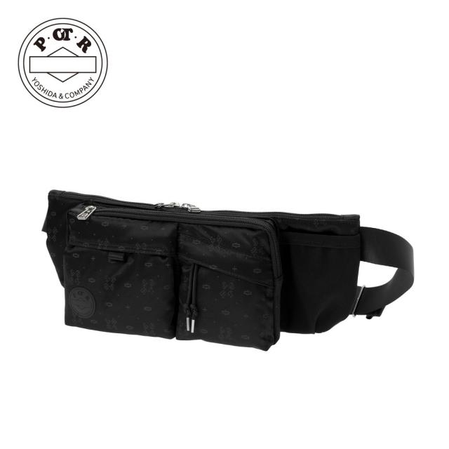 POTR モノグラム ウエストバッグ 998-19807 MONOGRAM WAIST BAG ボディバッグ ナイロン オリジナル柄 腰掛け 斜め掛け 旅行 おしゃれ トラベル メンズ レディース 日本製 ブランド
