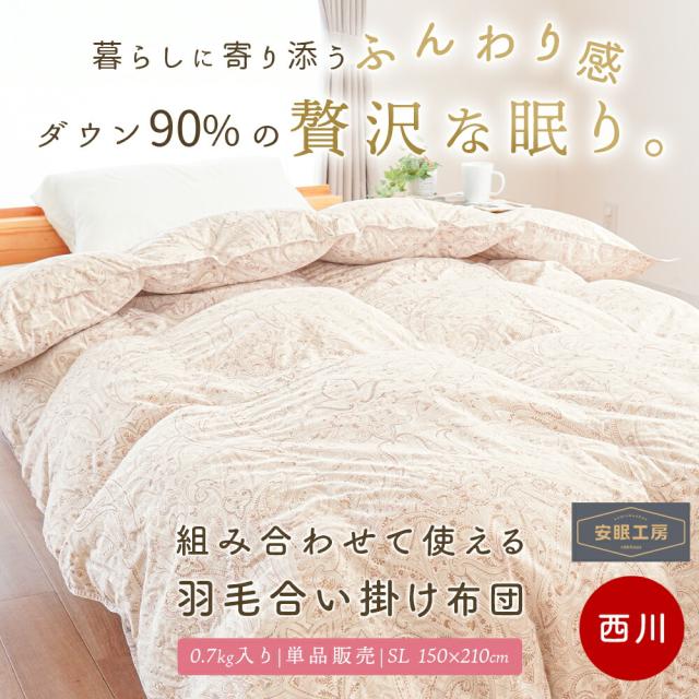 西川　シングル　オールシーズン　掛け布団 210 x 150 cm 西川 シングル オールシーズン 掛け布団 210 x 150 cm 当社限定