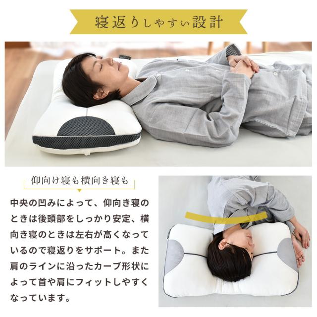 Recovery Sleep グレー 波形キルティング枕 Recovery Sleep グレー 波形キルティング枕 Recovery Sleep グレー