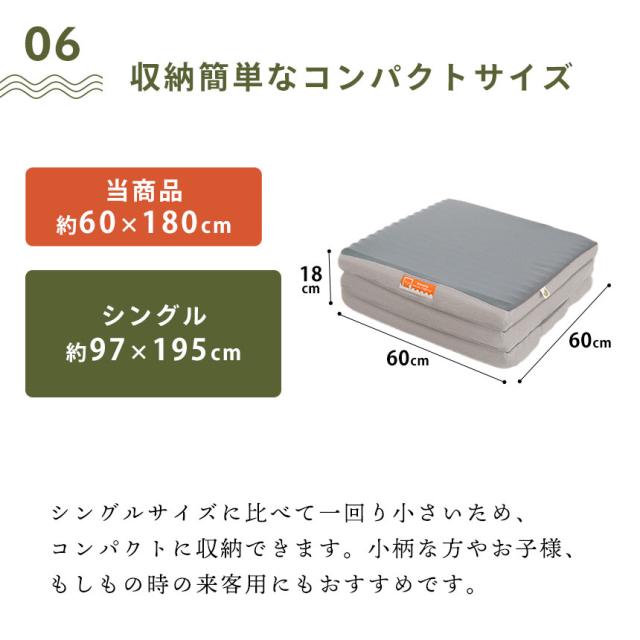 お盆も営業＆出荷】西川 ごろ寝マット 高反発 WAVEマットレス 5