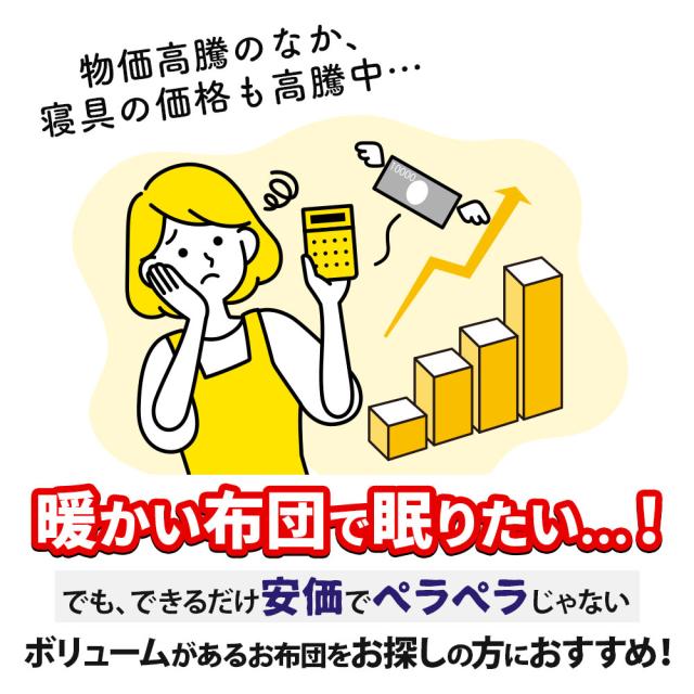 【 西川 カバー付きセット】【色柄込み】掛け布団 シングル ロング 抗菌防臭わた SEK認証 掛布団 ボリューム 合繊掛け布団   中空わた 150×210 新生活 中綿1.5kg_2