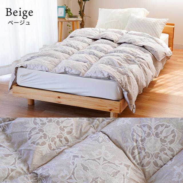 西川 羽毛 肌掛け 150×210 ダウンケット シングル ロング ホワイト