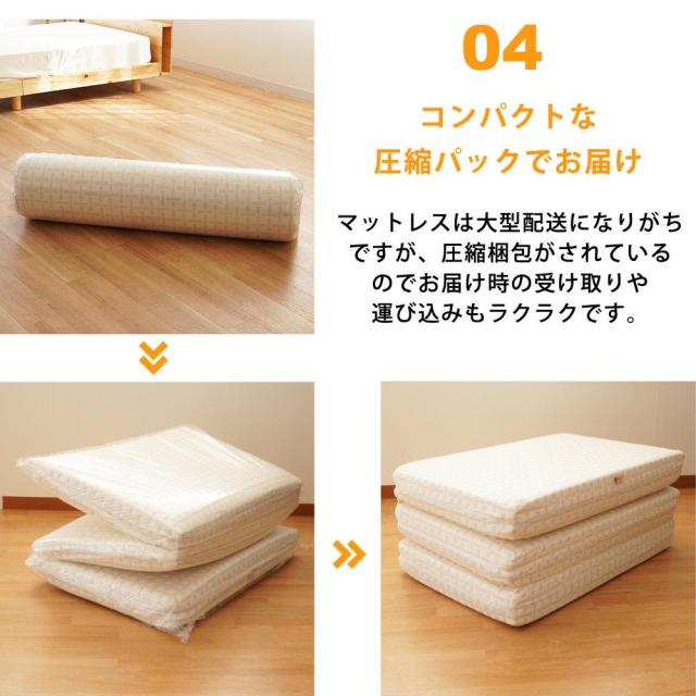 西川 Afit アフィット 高反発マットレス　三つ折りマットレス シングル 3つ折り 97cm×195cm×13.5cm 腰を寝かせるマットレス 折りたたみ 西川 敷布団 高反発 体圧分散 圧縮タイプ 西川株式会社_11