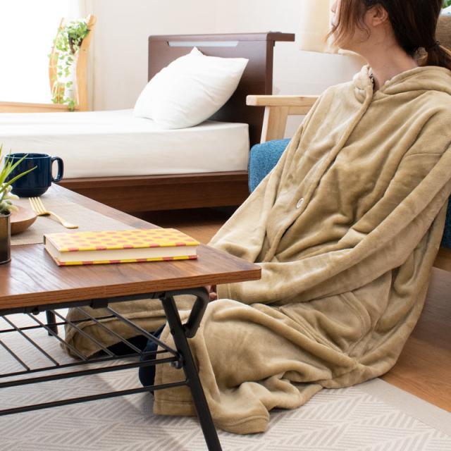 着る毛布 毛布 Mofua モフア プレミアム マイクロファイバー きる毛布 フリーサイズ あったか ユニセックス ブランケットの通販はau Pay マーケット こだわり安眠館