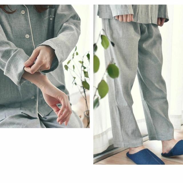 【ギフト無料】パジャマ レディース ビワコットン 綿100％ 日本製 母の日 敬老の日ギフト プレゼント 衿付き 前開き 長袖 長ズボン 婦人 ギフト無料】パジャマ レディース ビワコットン 綿100％ 日本製 母の日