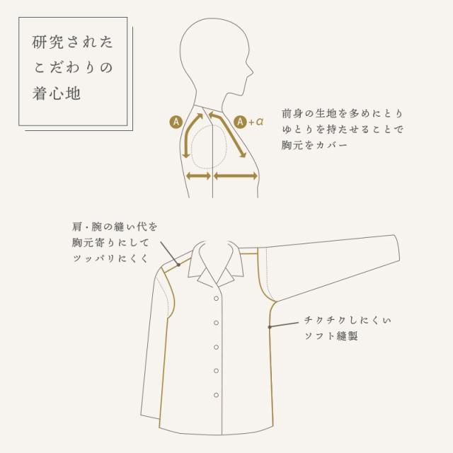 【ギフト無料】パジャマ 男性 メンズ 父の日 敬老の日 雲ごこち ストレッチ３重ガーゼ 綿100％ 日本製 長袖 長ズボン 甘撚り 快眠ラボ ガーゼ 紳士_4