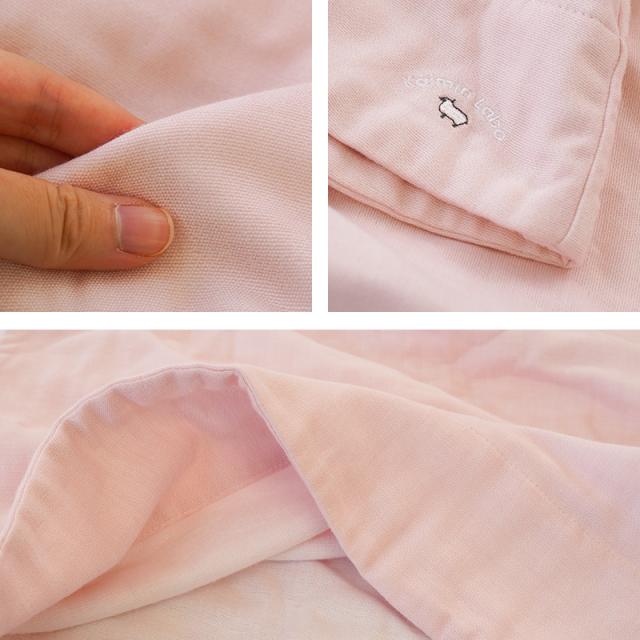 パジャマ レディース 綿100％ 長袖 かぶりタイプ 雲ごこち 無撚糸3重