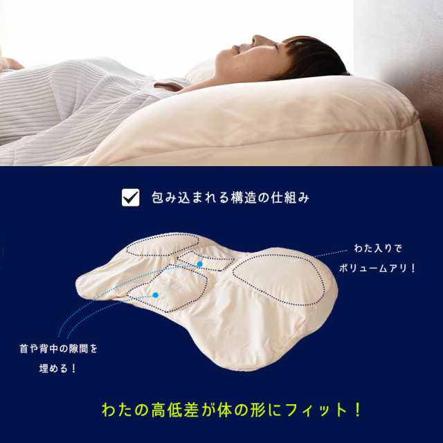 枕 昭和西川 ギガ枕 DR-10000 まくら 安眠 高さ調節 仰向き寝 横向き寝 大きい ビッグサイズ 低反発 pm｜au PAY マーケット