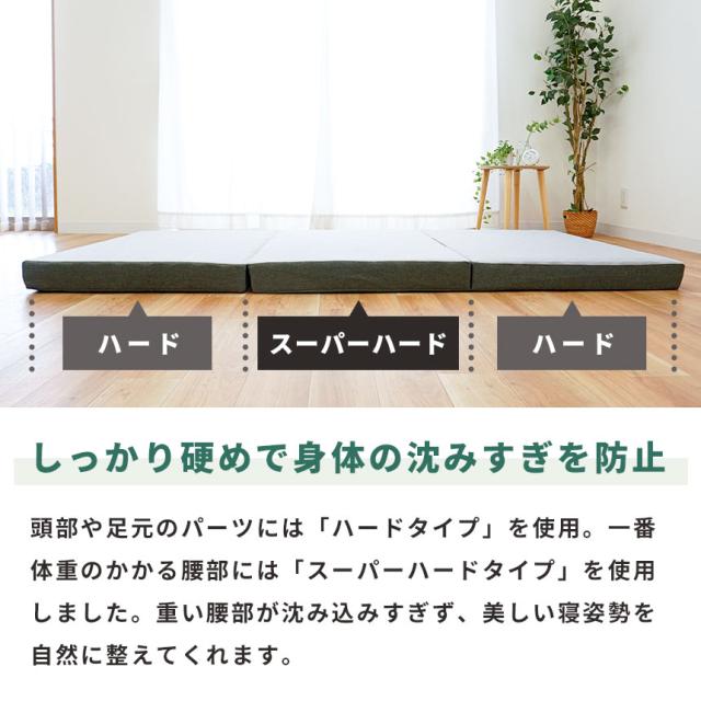 敷き布団 ロマンス小杉 ロマンスエコー シングル 95×205×9cm 硬い布団のこだわりの逸品 国産 日本製 ニューロマンスエコー_4