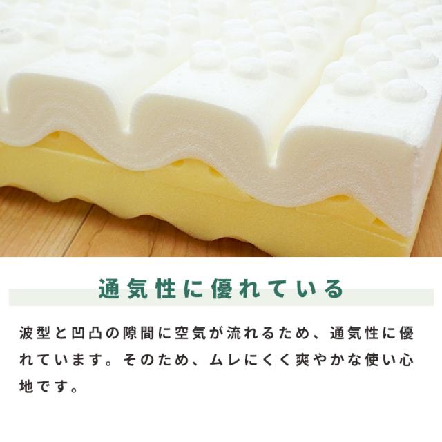 敷き布団 ロマンス小杉 ロマンスエコー ダブル 140×205×9cm 硬い布団のこだわりの逸品 国産 日本製 ニューロマンスエコー_7