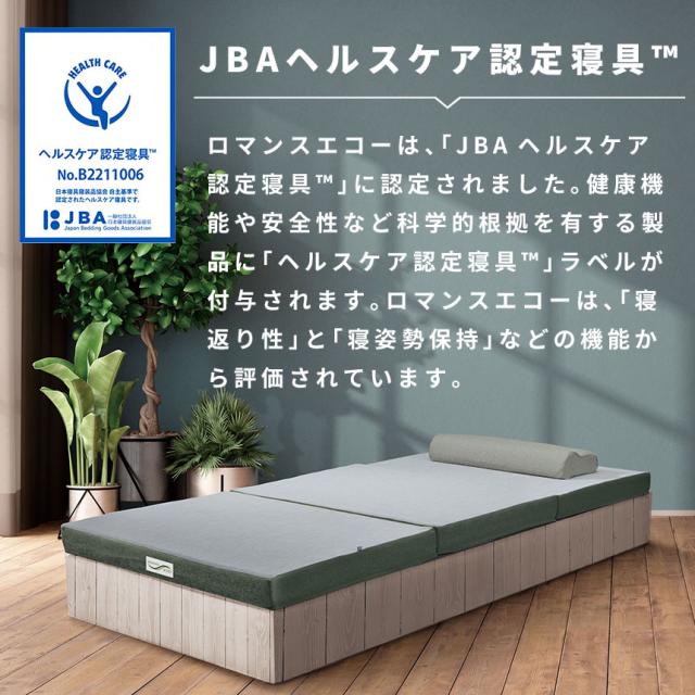 敷き布団 ロマンス小杉 ロマンスエコー ダブル 140×205×9cm 硬い布団のこだわりの逸品 国産 日本製 ニューロマンスエコー_14