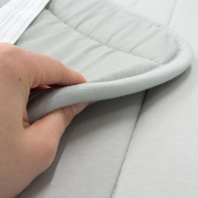 ベッドパッド 敷きパッド ヘタりにくいベッドパッド ダブル 約140×200cm 厚み約1cm 日本製 V-Lap(R) テイジン 帝人 体圧分散_10