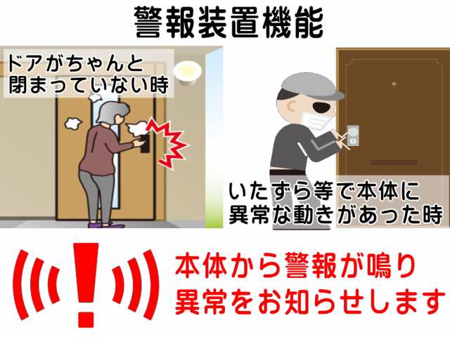 デジタルロック 引き戸用 電子錠 暗証番号 電子キー タッチパネル式ドアロック 簡単取付 オートロック 停電でも使える電池式 電子鍵 スラ｜au  PAY マーケット