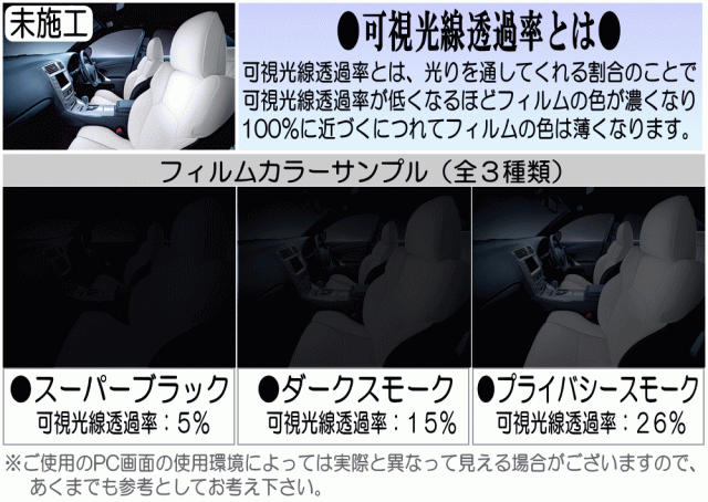 リアガラスのみ (s) セレナワゴン C26 (5%) カット済みカーフィルム カット済スモーク スモークフィルム リアゲート窓 車種別 車種専用  ｜au PAY マーケット