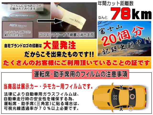 フロント (s) セドリック グロリア Y34 (26%) カット済みカーフィルム 運転席 助手席 三角窓 左右セット スモークフィルム フロントドア  ｜au PAY マーケット