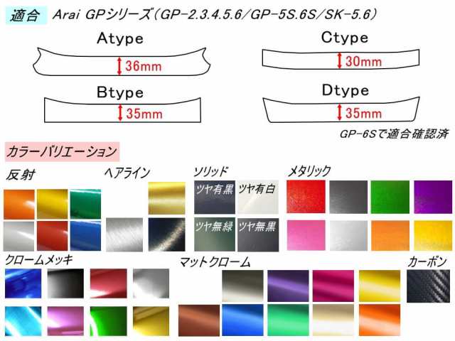 ヘルメット用バイザーステッカー (Ctype) 【メール便 送料無料】シールドステッカー Arai アライ GPシリーズ対応 バイク用 自動車用  シールド 上部に貼るステッカー シールの通販はau PAY マーケット - AUTOMAX izumi | au PAY マーケット－通販サイト