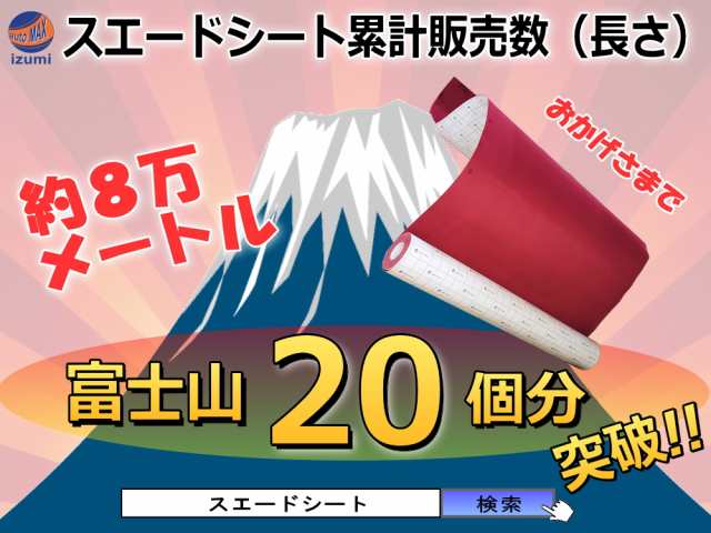 クッション付きスエードシート (大) 茶 【商品一覧】 幅135cm×1m ウレタン スポンジ スエード生地 糊付き アルカンターラ調 ブラウン  カの通販はau PAY マーケット - AUTOMAX izumi | au PAY マーケット－通販サイト