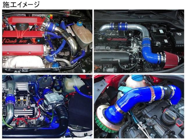 CR-X EF8専用シリコンホースキット B16A型エンジン適合 EF8 3PLY 3層構造 耐熱 耐圧 車種別専用設計 シリコンラジエターホースキット ホンダ_3