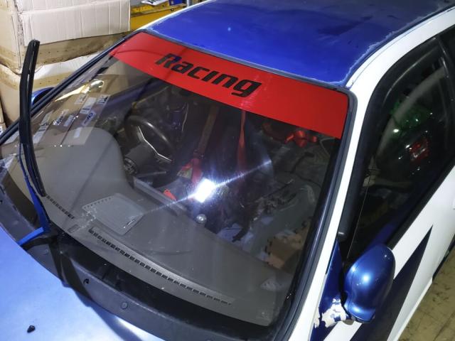 Eg系 シビック用 ハチマキステッカー マットクローム Racing Honda ホンダ ステッカー 車 Ej型 クーペ ハチマキ ゼッケン 環状族 環状 の通販はau Pay マーケット Automax Izumi